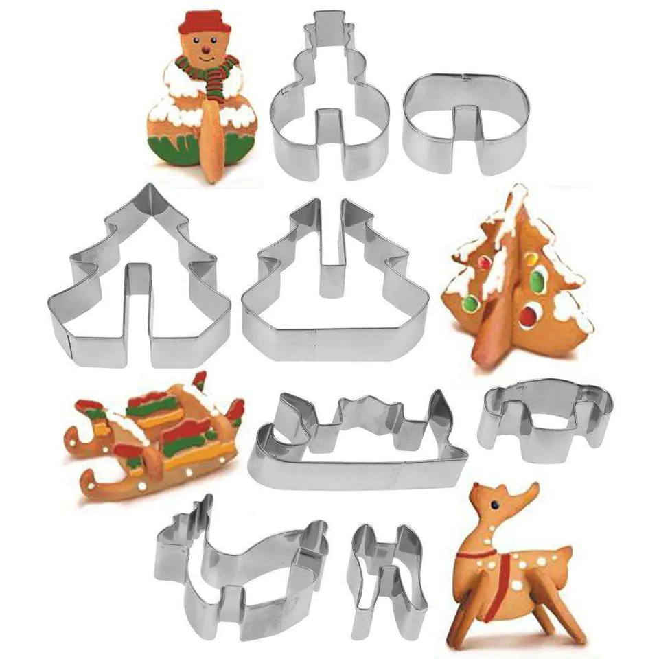 ⁨3D CHRISTMAS GINGERBREAD COOKIE CUTTERS:⁩ at Wasserman.eu