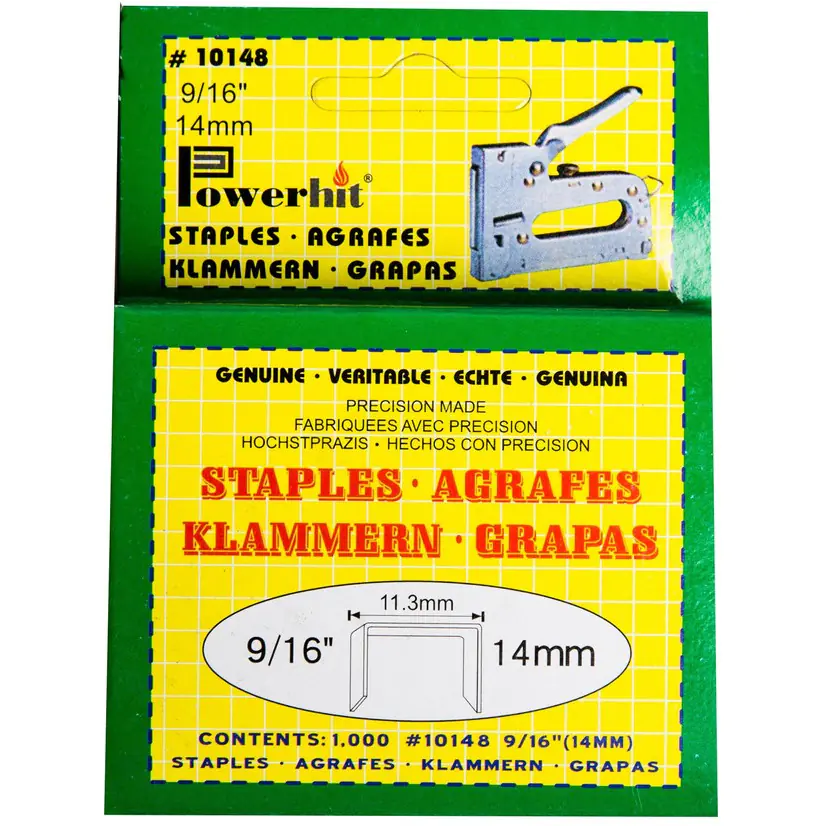 ⁨Staples upholstery 14mm 9/16" 207024 Leviatan⁩ at Wasserman.eu