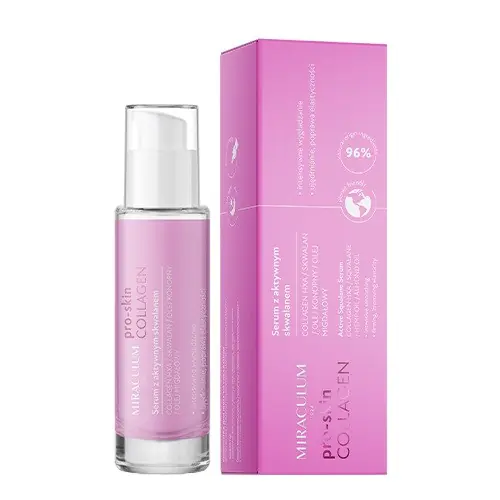 ⁨Miraculum Collagen Pro-Skin Serum do twarzy z aktywnym skwalanem 30ml⁩ w sklepie Wasserman.eu