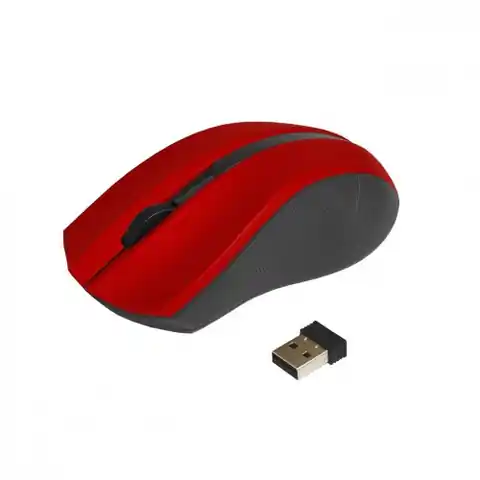 ⁨Mouse wireless optical USB-AM-97D red⁩ at Wasserman.eu