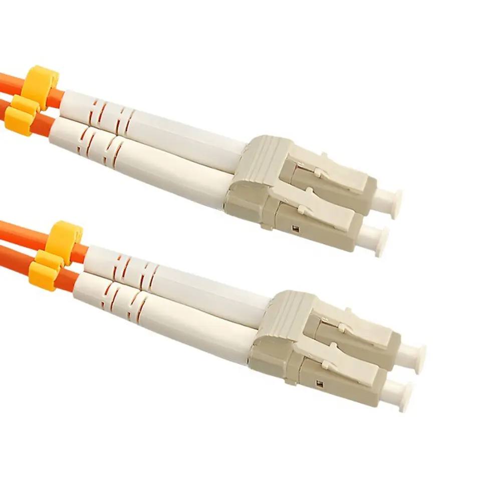 ⁨Patchcord światłowodowy LC/UPC-LC/UPC | MM | 50/125 | OM2 | 5m⁩ w sklepie Wasserman.eu