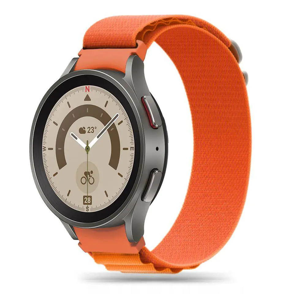 ⁨Strap for SAMSUNG GALAXY WATCH 4 / 5 / 5 PRO (40 / 42 / 44 / 45 / 46 MM) Tech-Protect Nylon Pro orange⁩ at Wasserman.eu