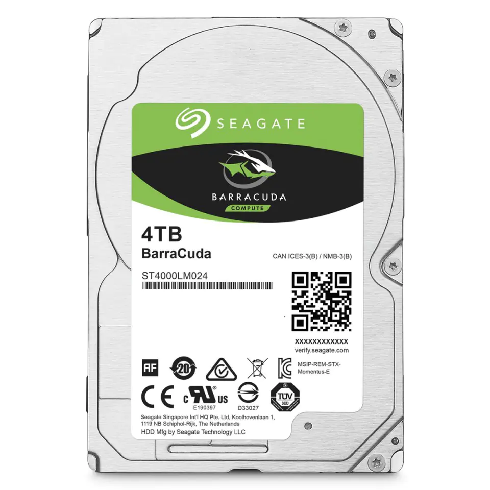 ⁨Seagate Barracuda ST4000LM024 internal hard drive 2.5" 4000 GB Serial ATA III⁩ at Wasserman.eu