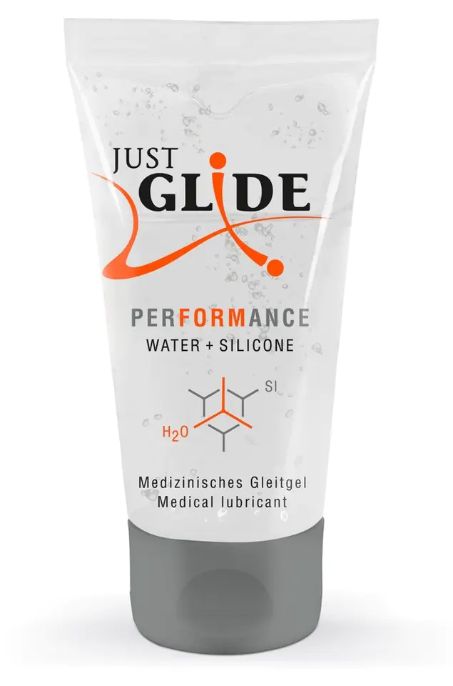 ⁨Water-based lubricant with silicone Performance 50ml Just Glide⁩ at Wasserman.eu