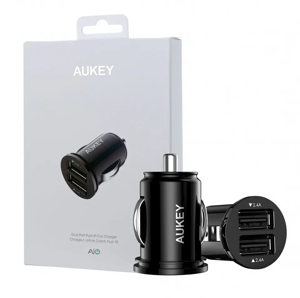 CC-S1 Ultrafast 2xUSB car charger AiPower 4.8a 24W at Wasserman.eu