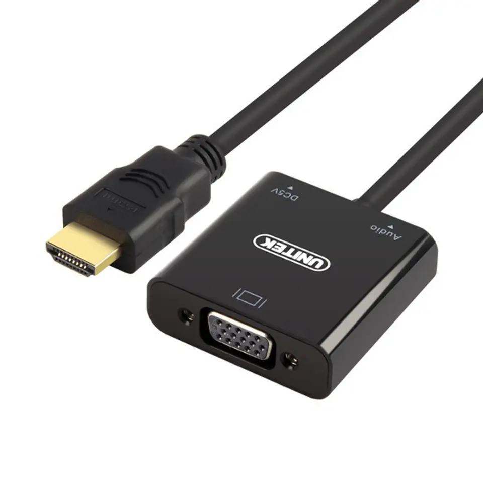 ADAPTER HDMI TO VGA + AUDIO; Y-6333 at Wasserman.eu
