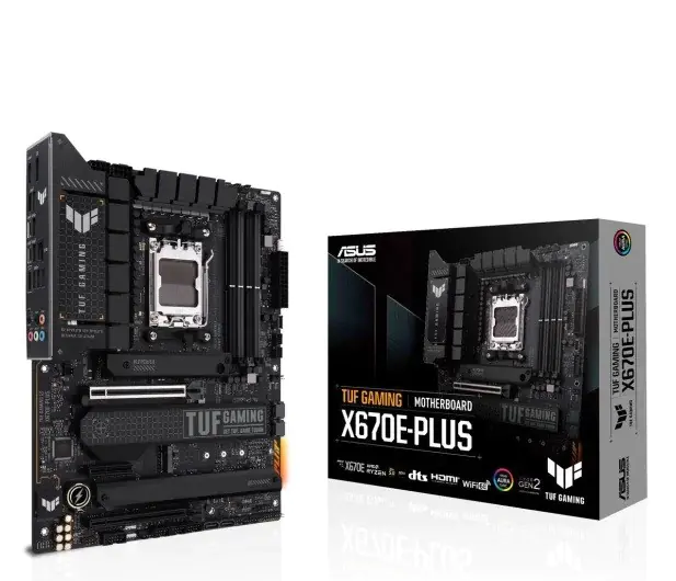 ⁨ASUS TUF GAMING X670E-PLUS AMD X670 Socket AM5 ATX⁩ at Wasserman.eu