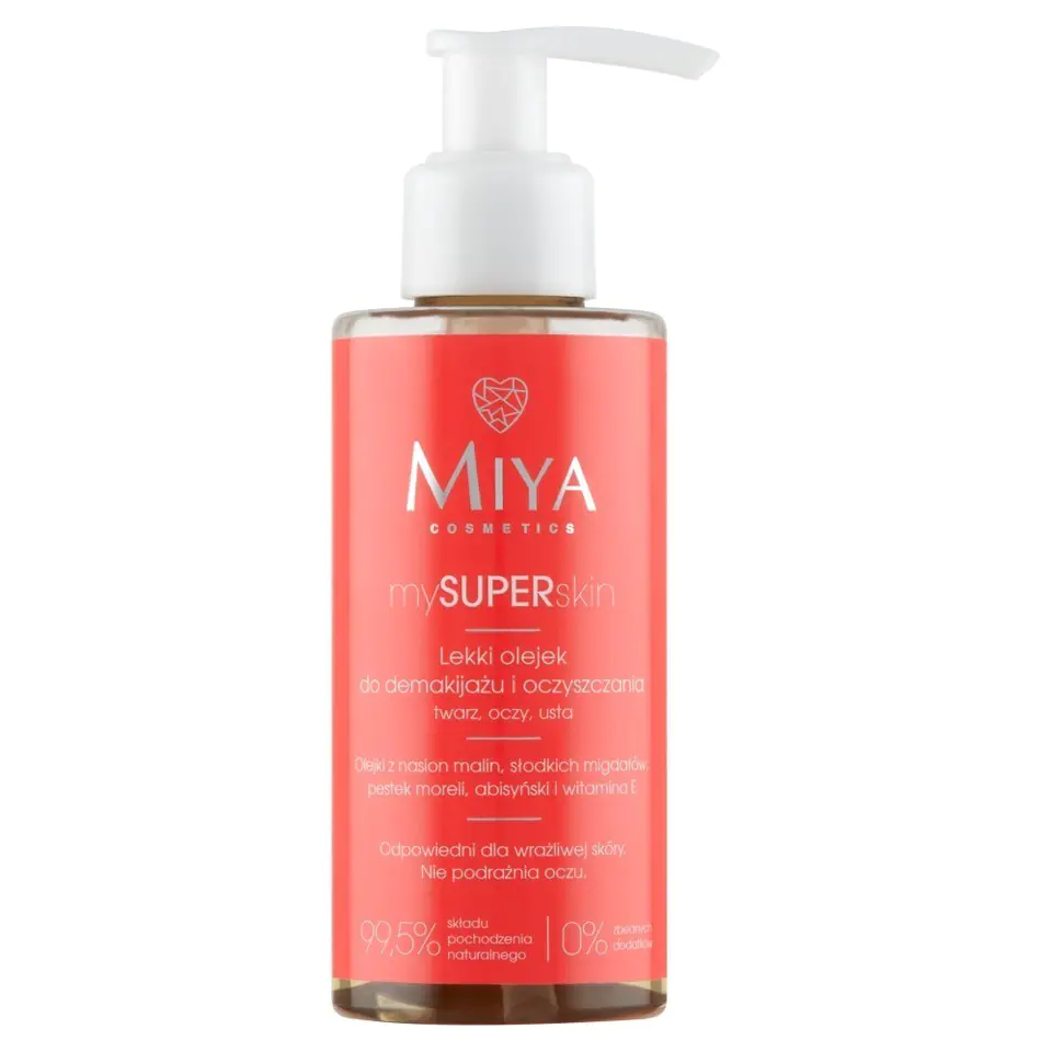 ⁨MIYA mySUPERskin Lekki Olejek do demakijażu i oczyszczania twarzy, oczu, ust 140ml⁩ w sklepie Wasserman.eu