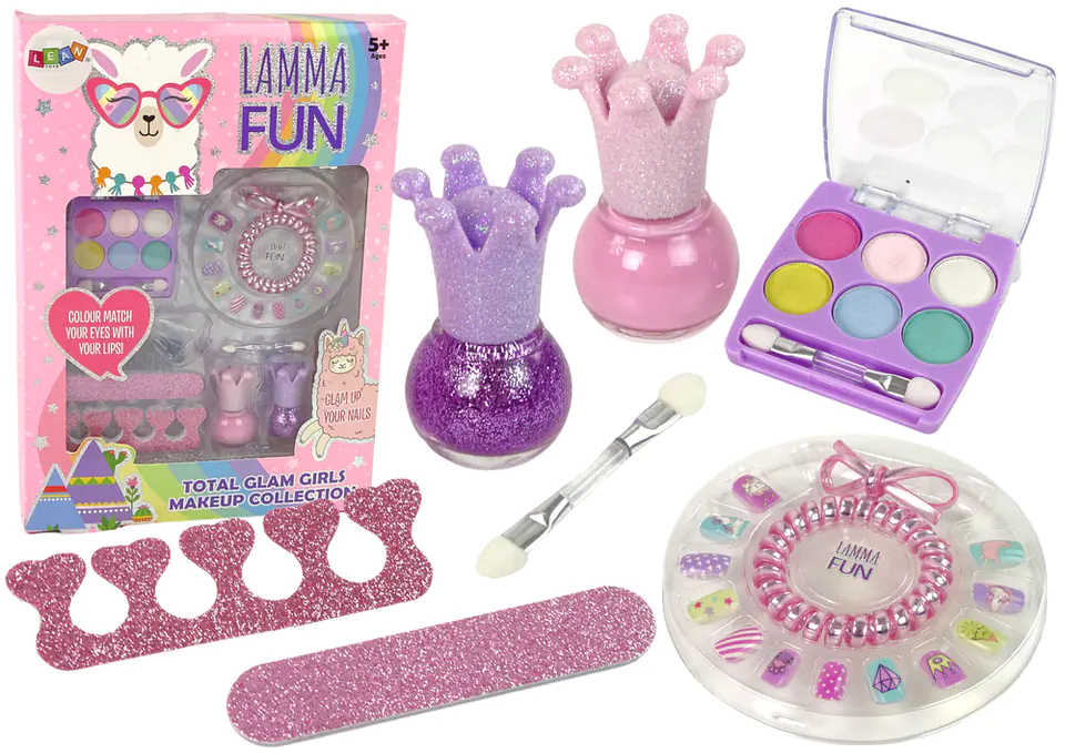 ⁨Makeup Set Cheerful Llama Beauty Set⁩ at Wasserman.eu