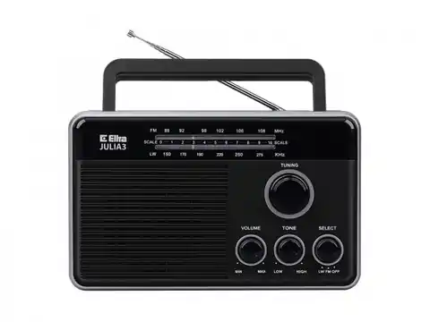 ⁨Radio Julia 3 czarny⁩ w sklepie Wasserman.eu
