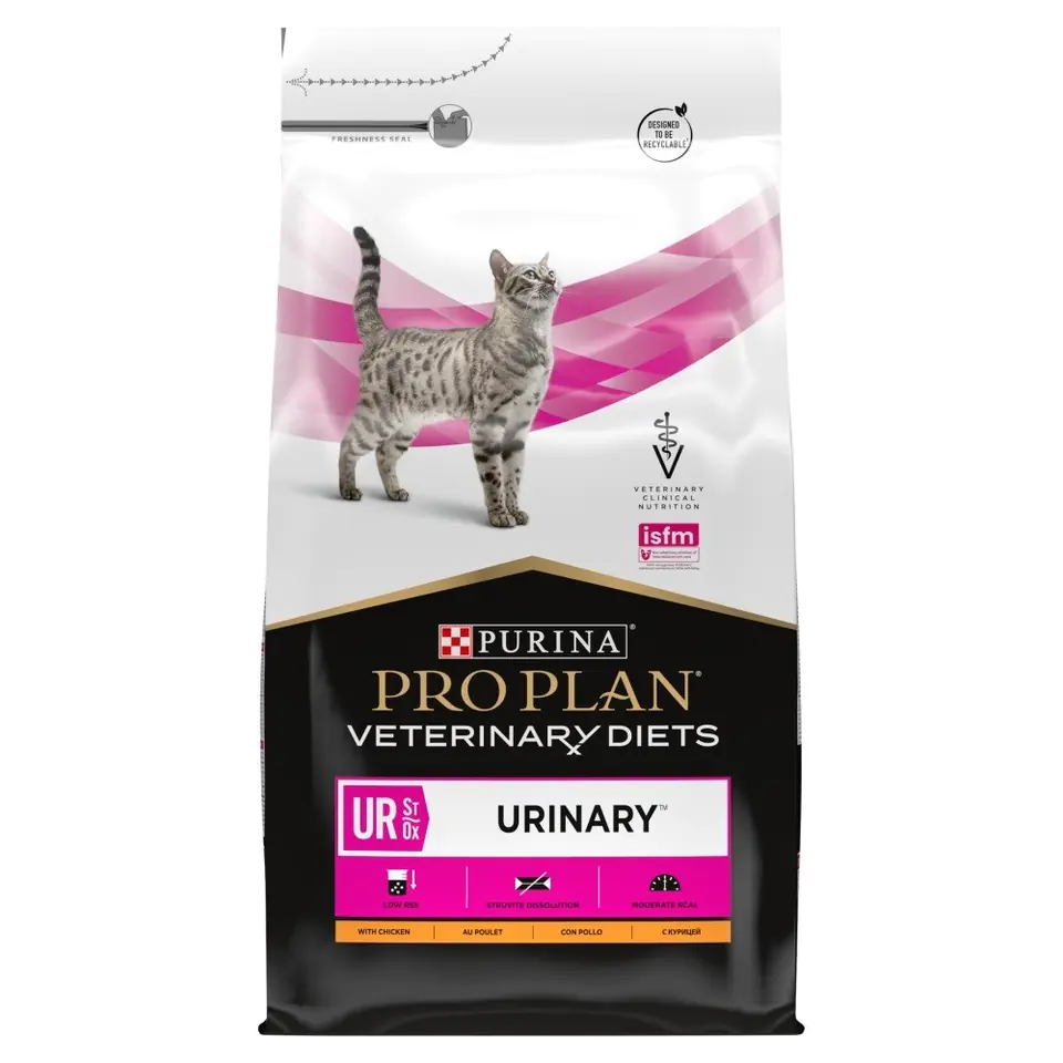 ⁨PURINA PRO PLAN VETERINARY DIETS UR ST/OX Chicken Urinary Formula Cat - sucha karma dla kota - 5 kg⁩ w sklepie Wasserman.eu