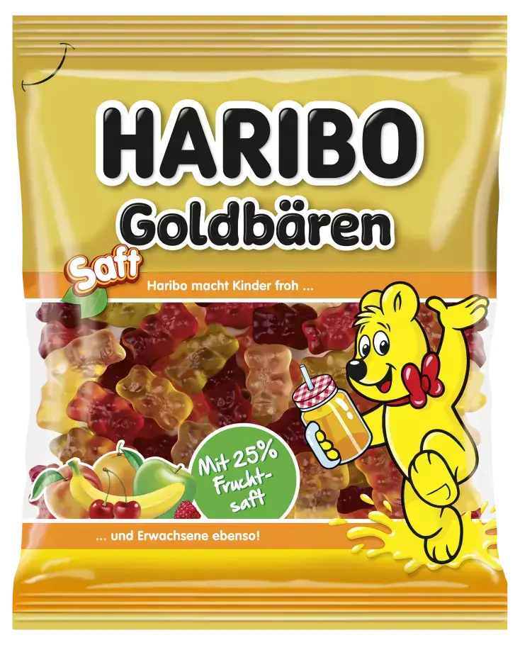 ⁨Haribo Saft Goldbären Jelly Beans 160 g⁩ at Wasserman.eu