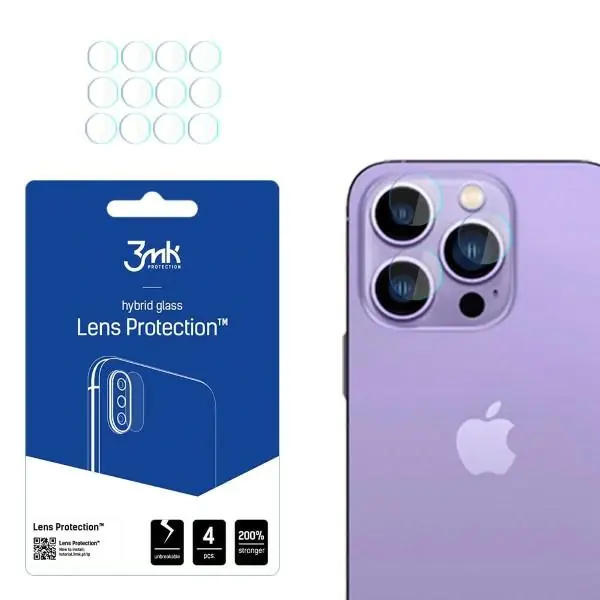 ⁨3MK Lens Protect iPhone 14 Pro 6.1" / 14 Pro Max 6.7" Camera Lens Protection 4pcs⁩ at Wasserman.eu