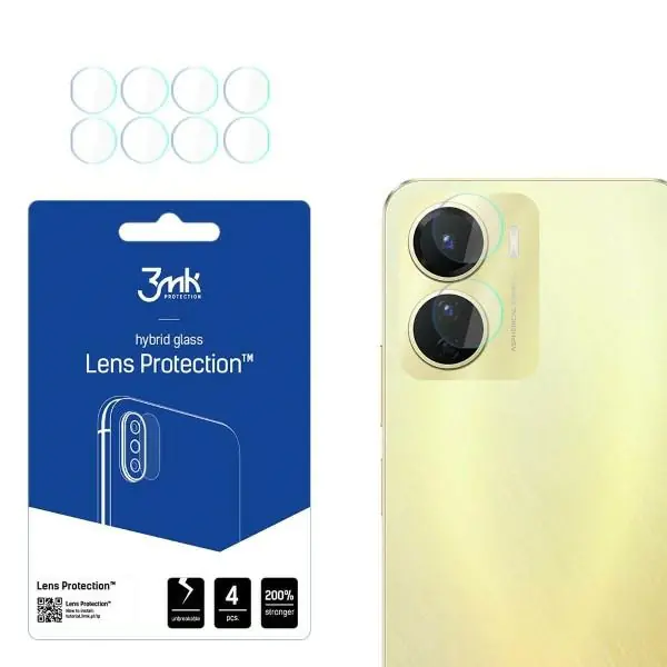 ⁨3MK Lens Protect Vivo Y16 Ochrona na obiektyw aparatu 4szt⁩ w sklepie Wasserman.eu