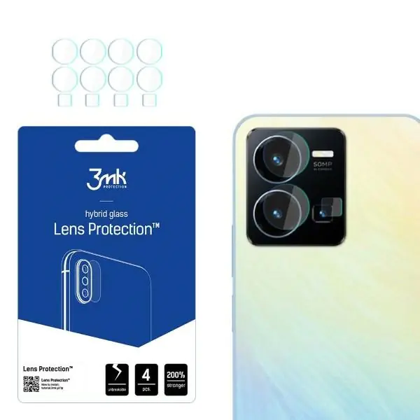 ⁨3MK Lens Protect Vivo Y22s Camera Lens Protection 4pcs⁩ at Wasserman.eu