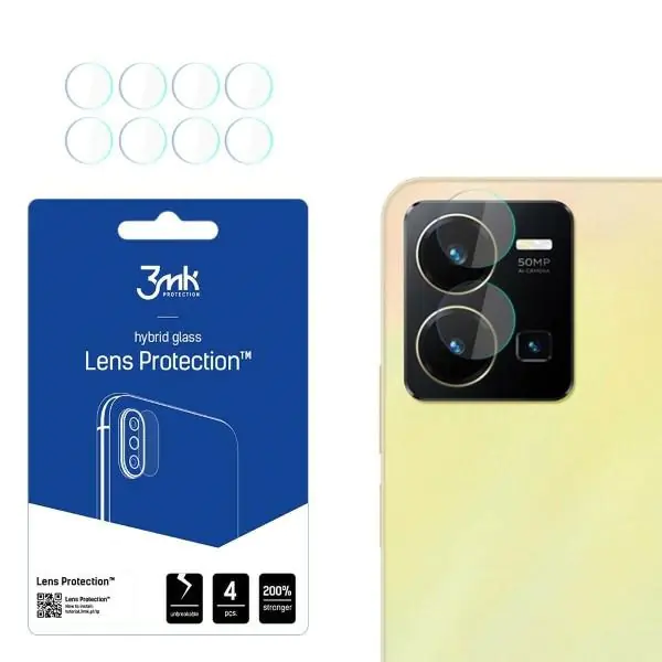 ⁨3MK Lens Protect Vivo Y35 4G Camera Lens Protection 4pcs⁩ at Wasserman.eu