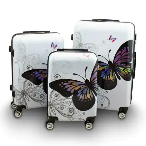 ⁨Set of suitcases BUTTERFLY 3D⁩ at Wasserman.eu