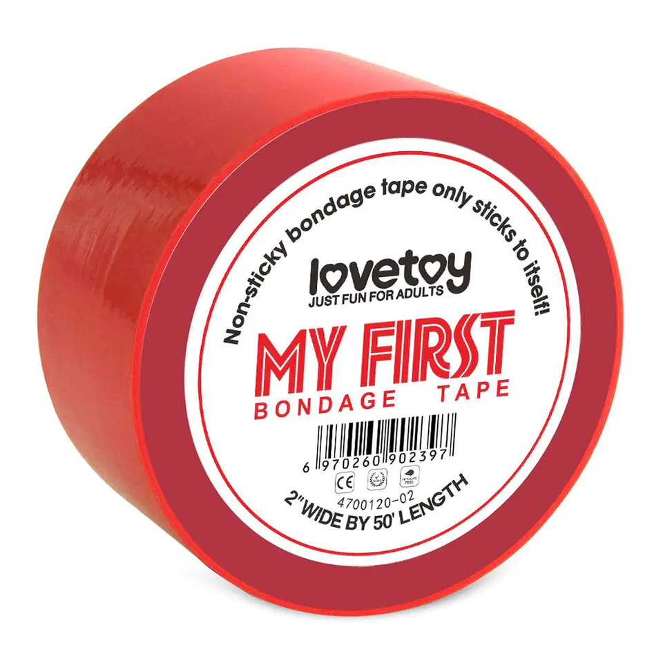 ⁨TAŚMA MY FIRST NON STICKY BONDAGE TAPE RED⁩ at Wasserman.eu