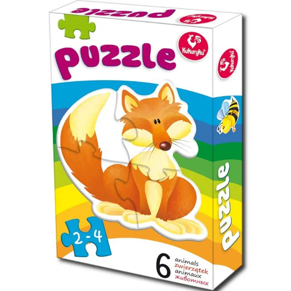 Pierwsze Puzzle, Zwierzątka 1 w sklepie Wasserman.eu
