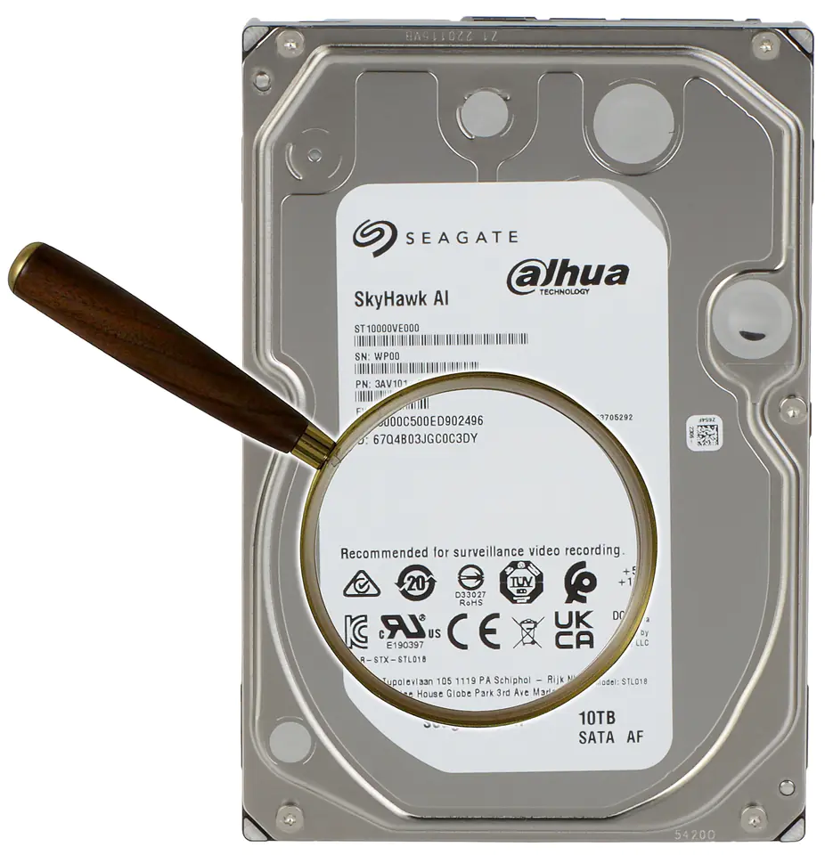 ⁨DYSK DO REJESTRATORA HDD-ST10000VE000 10TB 24/7 SkyHawk AI SEAGATE⁩ w sklepie Wasserman.eu