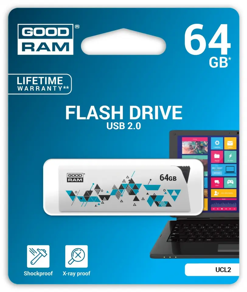 CLICK 64GB USB2.0 WHITE at Wasserman.eu