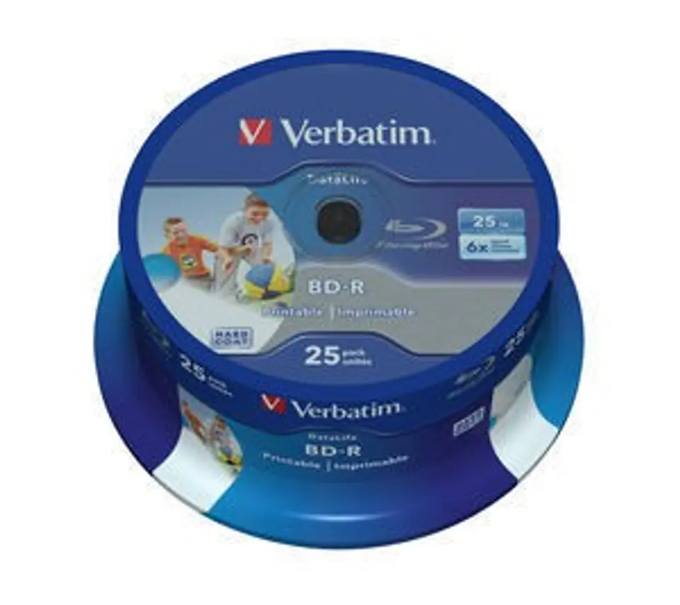 BD-R 6x 25GB 25P CB HTL Printable NO ID 43811 at Wasserman.eu
