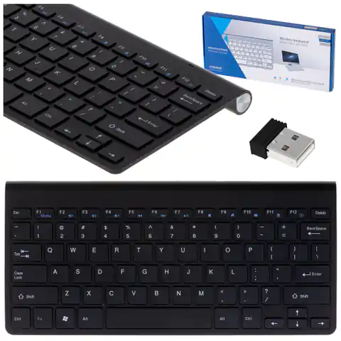⁨Wireless Smart TV Keyboard Black⁩ at Wasserman.eu