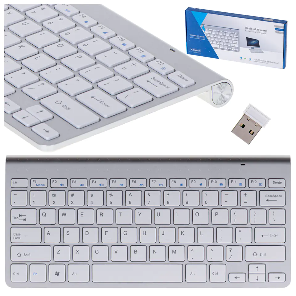 ⁨Smart TV Wireless Keyboard silver⁩ at Wasserman.eu