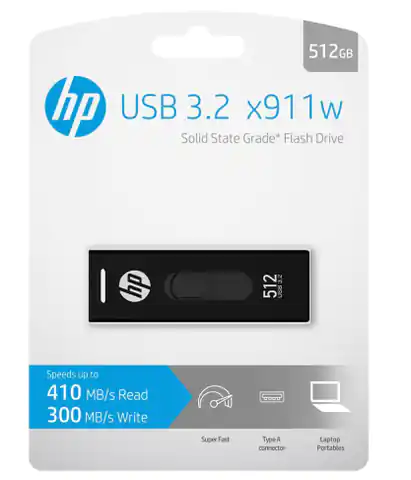 ⁨Pendrive 512GB HP USB 3.2 USB HPFD911W-512⁩ at Wasserman.eu