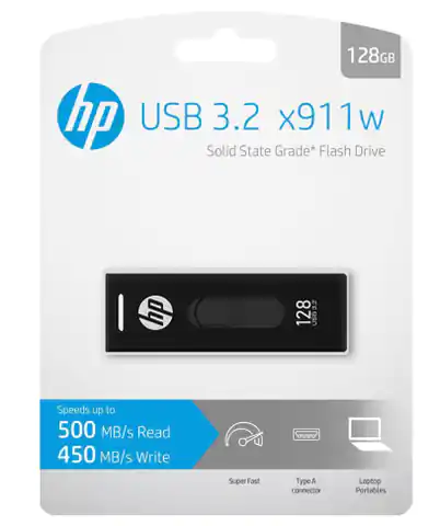 ⁨Pendrive 128GB HP USB 3.2 USB HPFD911W-128⁩ at Wasserman.eu