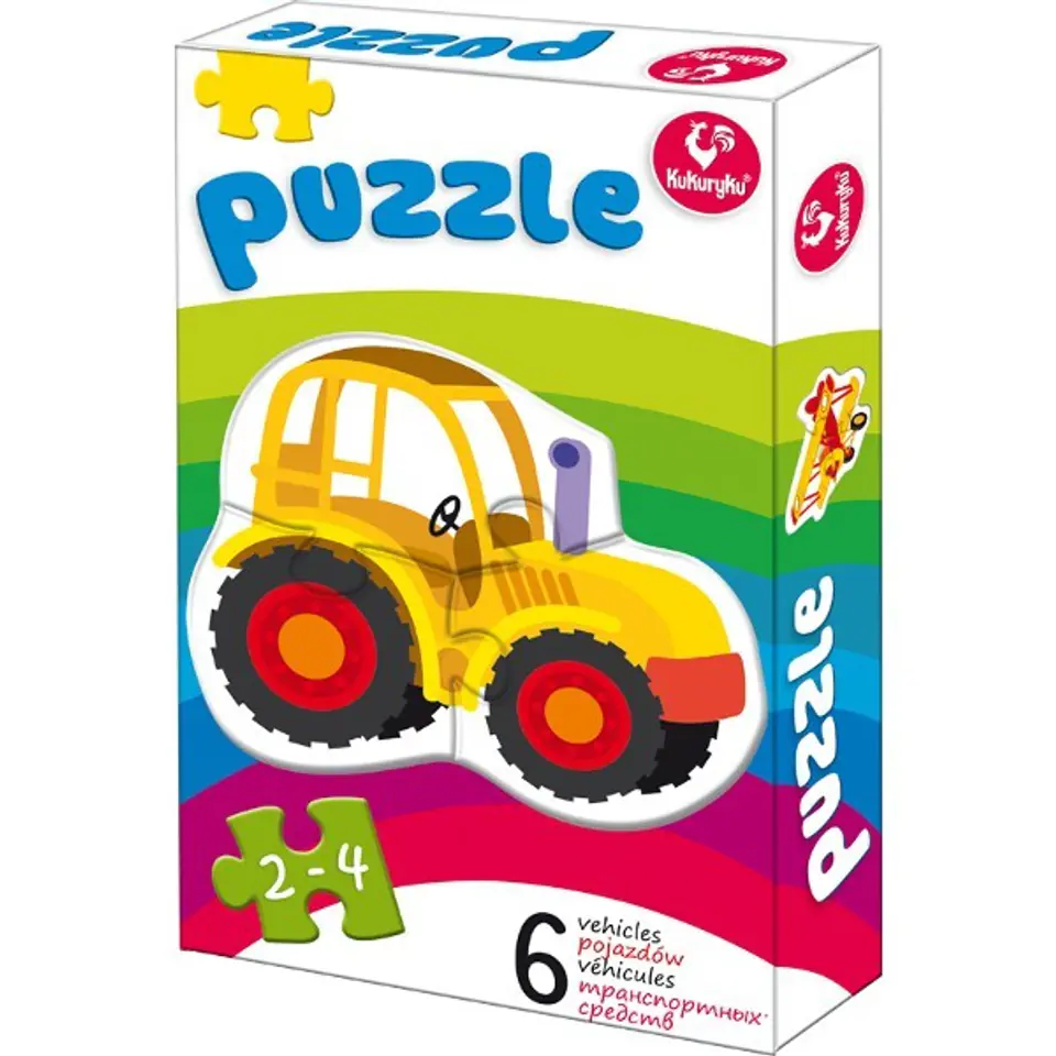 ⁨Pierwsze Puzzle,  Pojazdy⁩ w sklepie Wasserman.eu