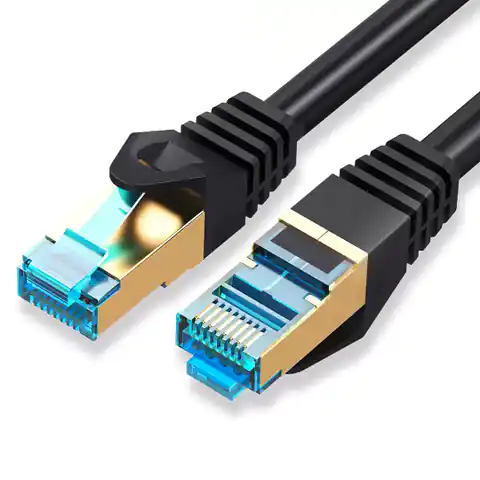 ⁨Montis Kabel sieciowy S/FTP MT041-3 CAT.7 3m networking cable Black Cat7 S/FTP (S-STP)⁩ at Wasserman.eu