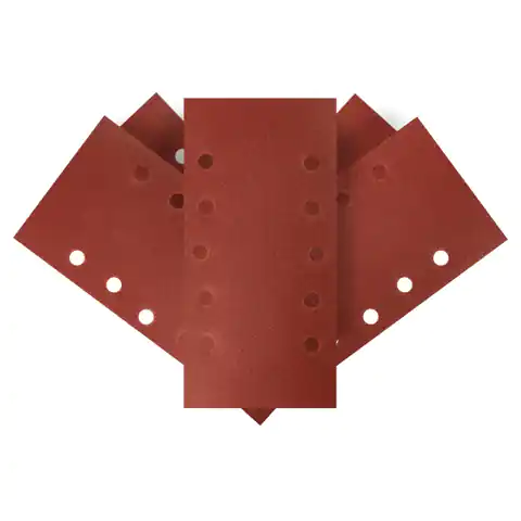 ⁨Velcro sandpaper 115 x 230 mm, K180, set of 5 p(s), with holes⁩ at Wasserman.eu