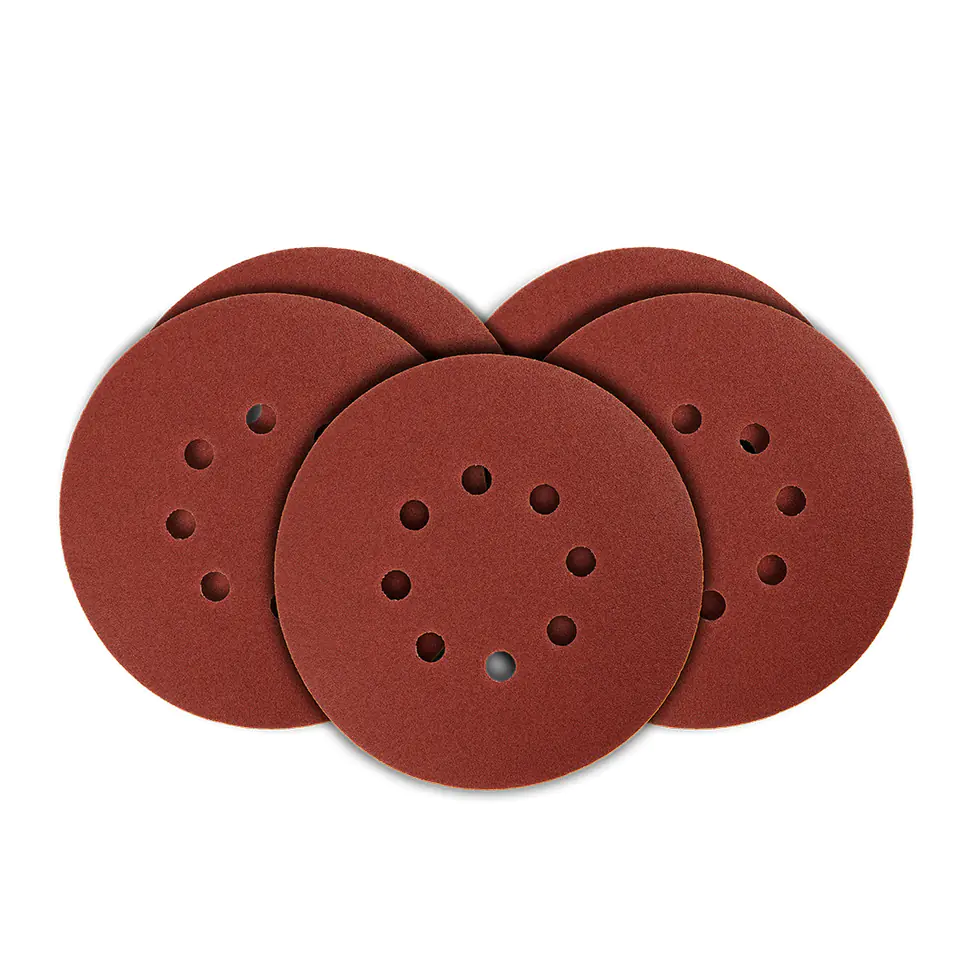 ⁨Abrasive pulleys 150 mm, K150, set of 5, 8 holes, 65mm⁩ at Wasserman.eu