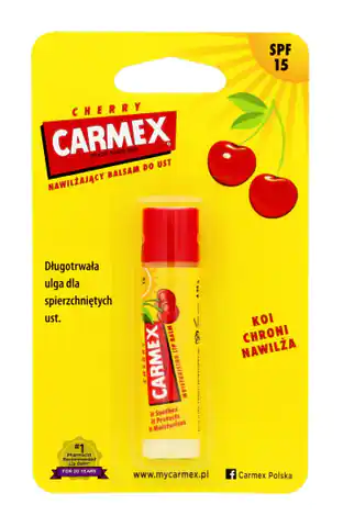 ⁨Carmex Nawilżający Balsam do ust w sztyfcie - Cherry 4.25g⁩ w sklepie Wasserman.eu