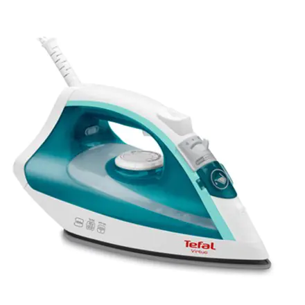 ⁨TEFAL | FV1710 | Żelazko parowe | Żelazko parowe | 1800 W | Pojemność zbiornika wody 200 ml | Ciągła para 24 g/min | Wydajność u⁩ w sklepie Wasserman.eu