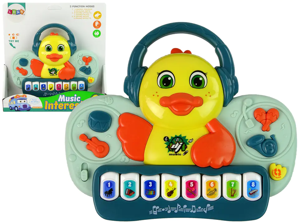 ⁨Interactive Piano Duck DJ Sound Musical Instruments Melodies⁩ at Wasserman.eu