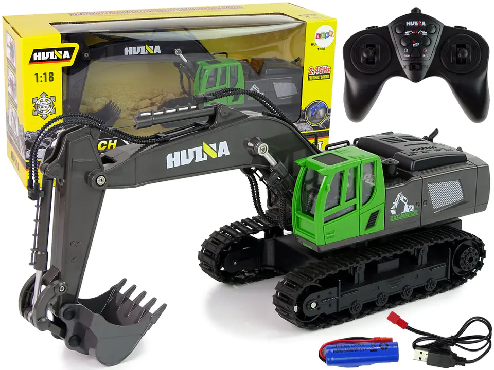 Crawler excavator Pilot R/C Remote Controlled Metal Parts at Wasserman.eu