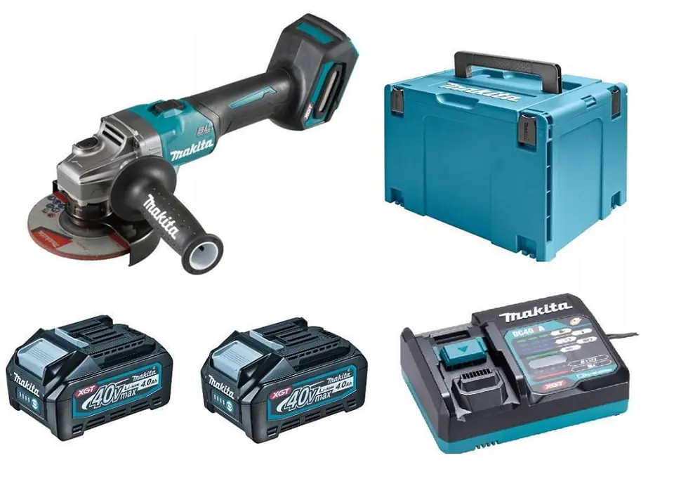 ⁨CORDLESS ANGLE GRINDER 125MM 40V XGT 2*4.0AH MAKPAC⁩ at Wasserman.eu