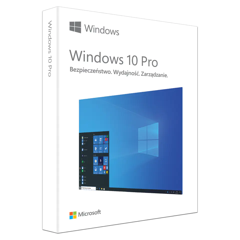⁨Microsoft Windows 10 Pro PL 64bit OEM DVD⁩ w sklepie Wasserman.eu