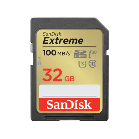 ⁨SANDISK EXTREME SDHC 32GB 100MB/s CL10 UHS-I⁩ w sklepie Wasserman.eu