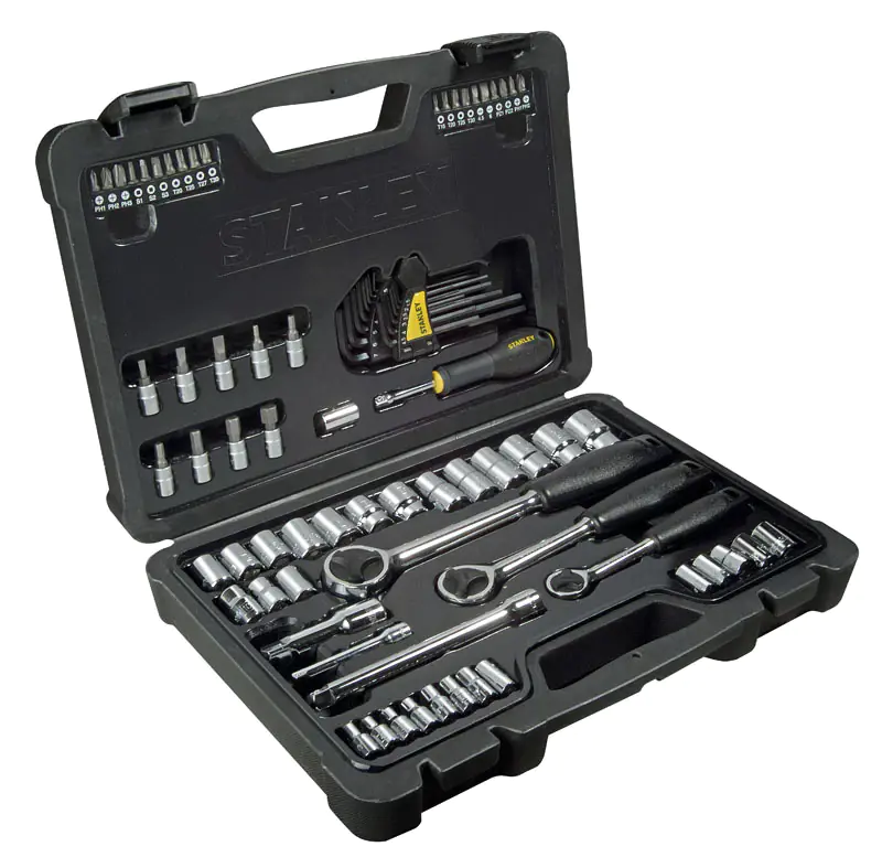 ⁨SOCKET SET 80 PCS. 1/4'', 3/8'', 1/2''⁩ at Wasserman.eu