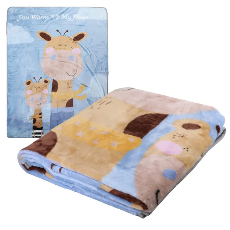 ⁨Soft children's blanket with print 100x140 cm KOC03⁩ at Wasserman.eu