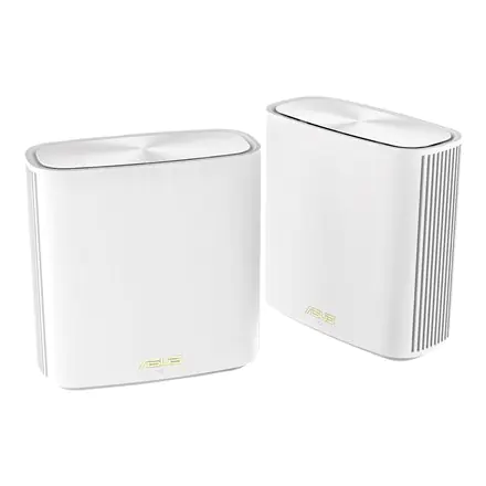 ⁨Asus AX5400 Dual-Band Mesh WiFi 6 System ZenWiFi XD6S (2-pack) 802.11ax, 574+4804 Mbit/s, 10/100/1000 Mbit/s, Ethernet LAN (RJ-4⁩ at Wasserman.eu