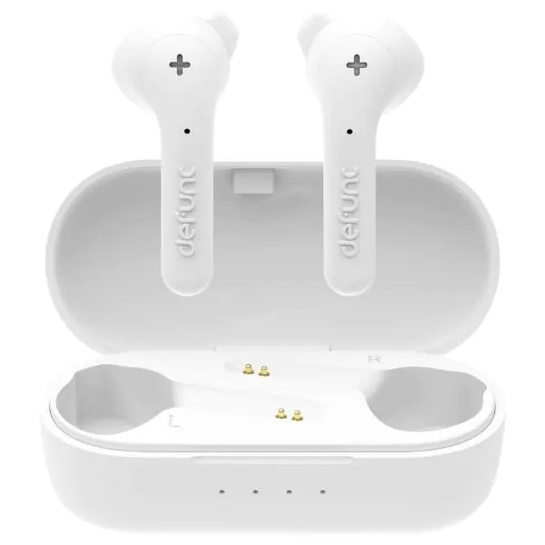DeFunc Słuchawki Bluetooth 5.0 True Basic bezprzewodowe biały/white 71959 w sklepie Wasserman.eu