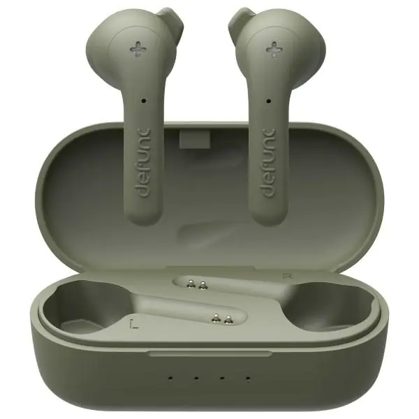 DeFunc Słuchawki Bluetooth 5.0 True Basic bezprzewodowe zielony/green 71963 w sklepie Wasserman.eu