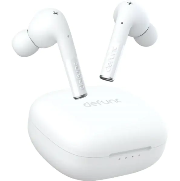 DeFunc Słuchawki Bluetooth 5.2 True Entertainment bezprzewodowe białe/white 71534 w sklepie Wasserman.eu