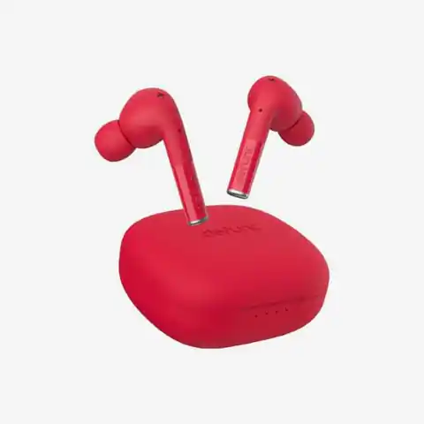 ⁨DeFunc Słuchawki Bluetooth 5.2 True Entertainment bezprzewodowe czerwone/red 71535⁩ w sklepie Wasserman.eu