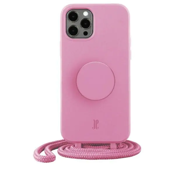 ⁨Case JE PopGrip iPhone 12 Pro Max 6,7" pastel pink/pastel pink 30162 (Just Elegance)⁩ at Wasserman.eu