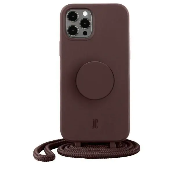 ⁨Case JE PopGrip iPhone 12/12 Pro 6,1" truffle 30165 (Just Elegance)⁩ at Wasserman.eu